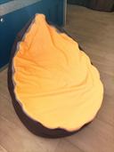 Pouf doomoo orange et chocolat