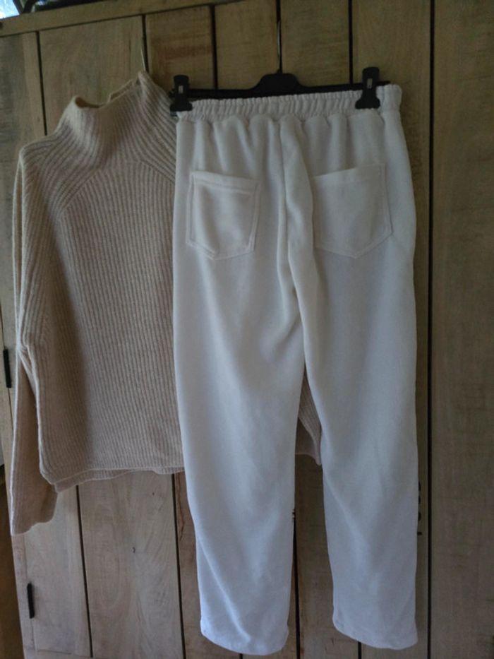 Pantalon velours blanc - photo numéro 6