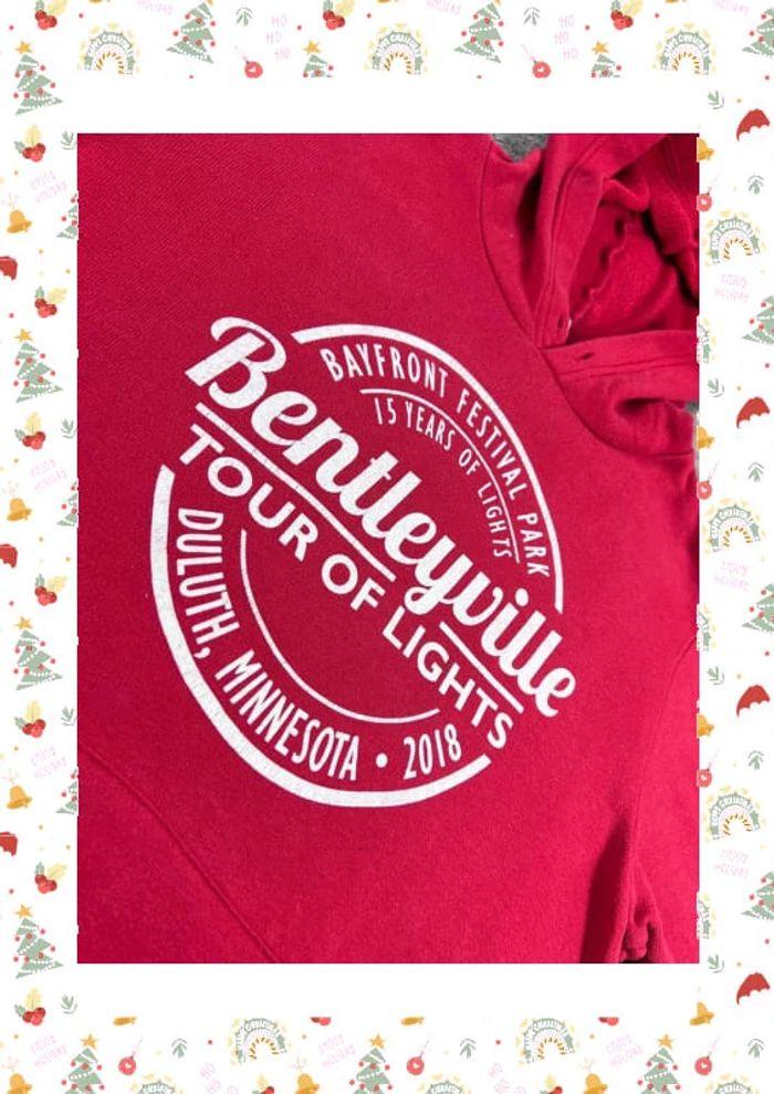 👕 Sweat à capuche Veste University Rare Vintage y2k 90s 2000s Betleyville Minnesota Rouge Taille S 👕 - photo numéro 7