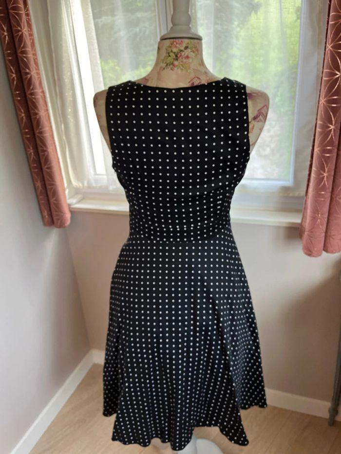 Robe noire à pois NafNaf taille 38 - photo numéro 3