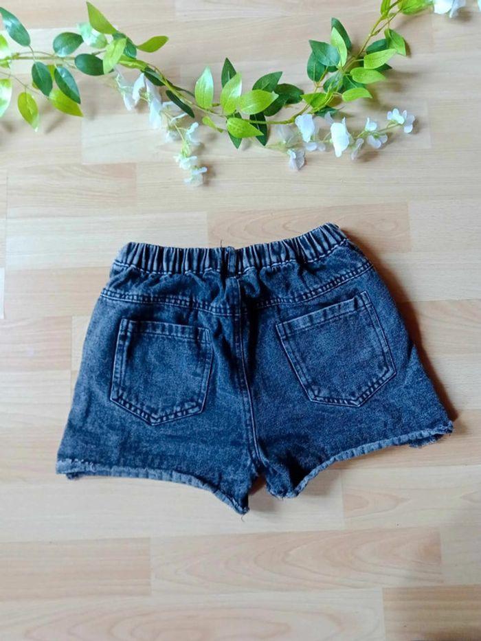 Short en jeans noir Shein - photo numéro 5