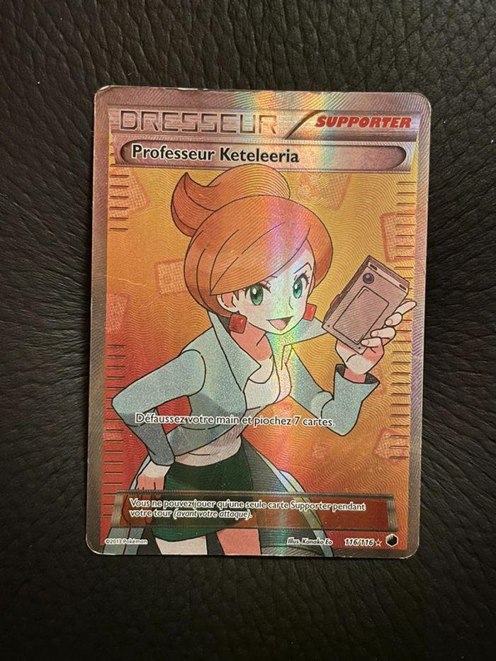 Carte Pokémon Professeur Keteleeria Glaciation Plasma 116/116 - photo numéro 1