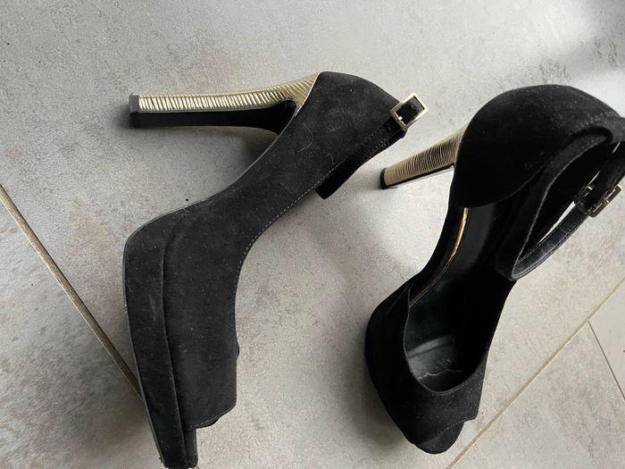 Chaussures noires en daim noir P37 Faith - photo numéro 3