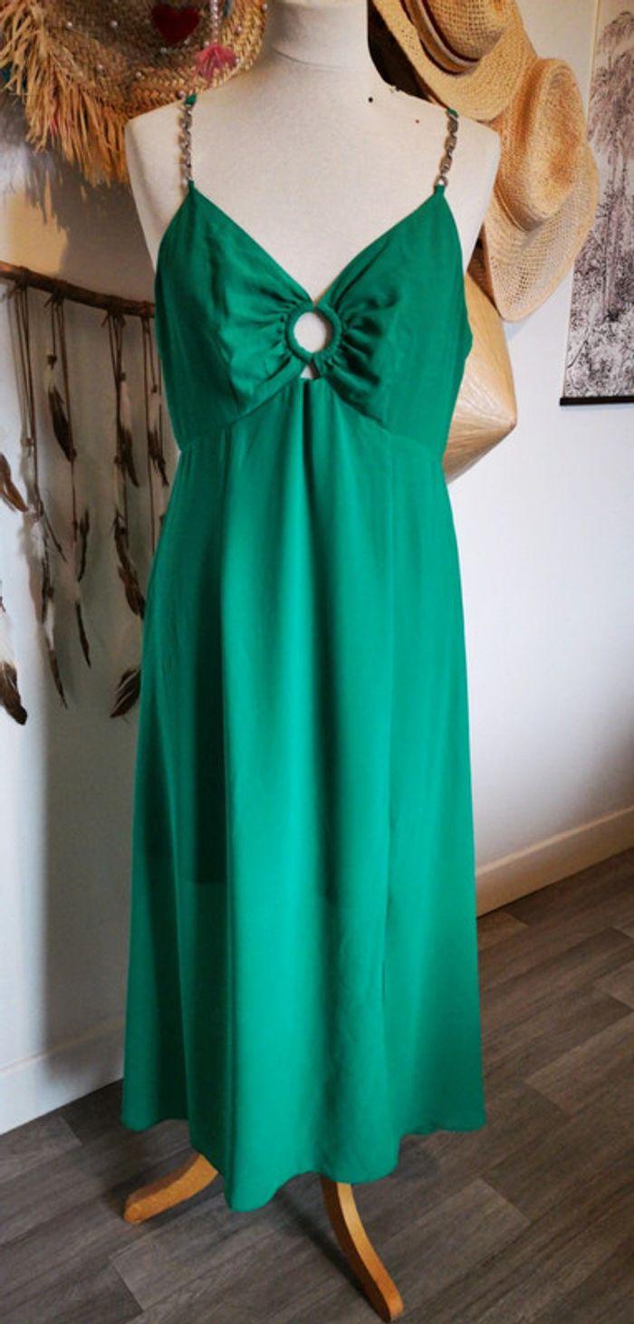 Robe verte chic Morgan - photo numéro 1