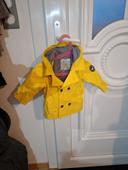 Manteau ciré jaune 9m