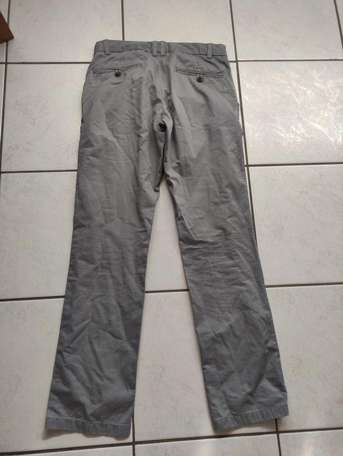 Pantalon chino homme gris H&M 38 - photo numéro 2