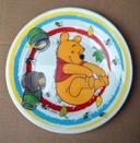 assiette Winnie l'ourson blanche