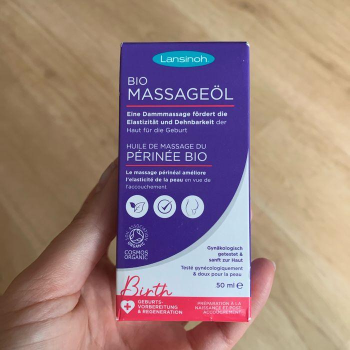 Huile massage périnée bio