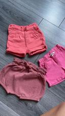 Lot de shorts 6 mois