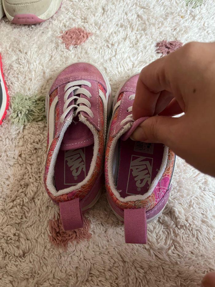 Vans rose old school taille 23,5 - photo numéro 5