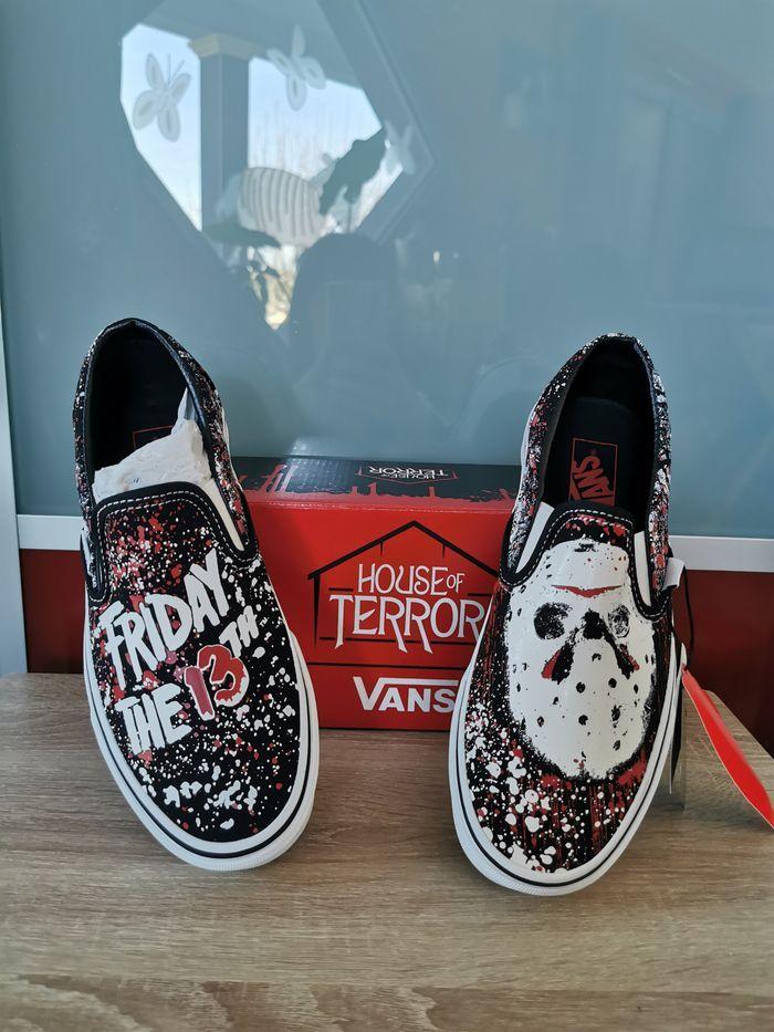 vans halloween film d'horreur vans rare - photo numéro 1