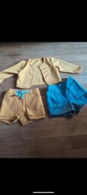 Ensemble shorts et petit haut fin