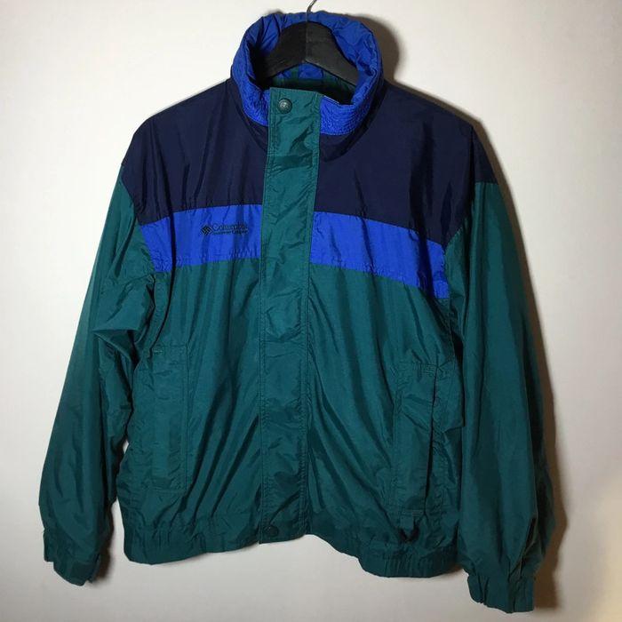 Blouson coupe-vent léger imperméable pour garçon Columbia vert foncé taille 14/16 ans 103 - photo numéro 1