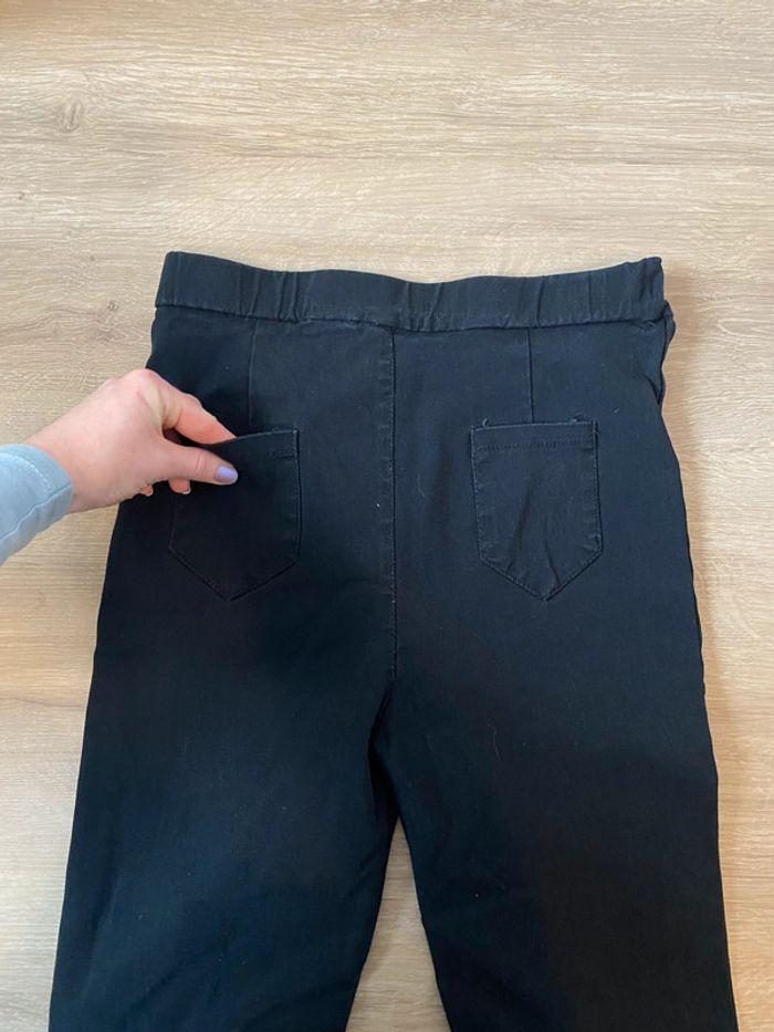 Pantalon à trous noir élastique taille S / 36 Shein - photo numéro 11