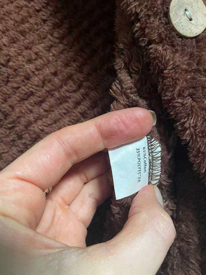 Veste polaire toute douce marron taille M - photo numéro 6