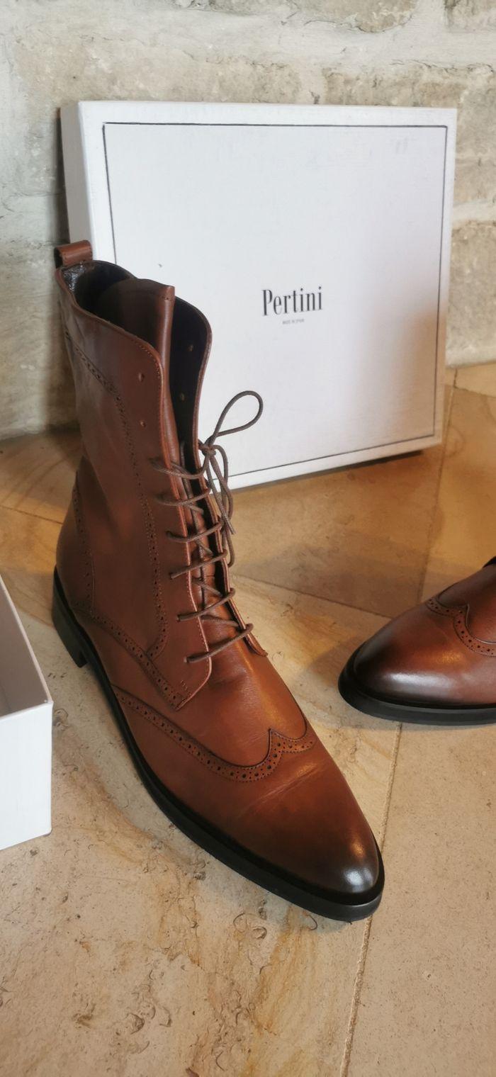 Pertini bottines neuves cognac ! P. 42 - photo numéro 2