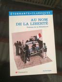 Livre au nom de la liberté