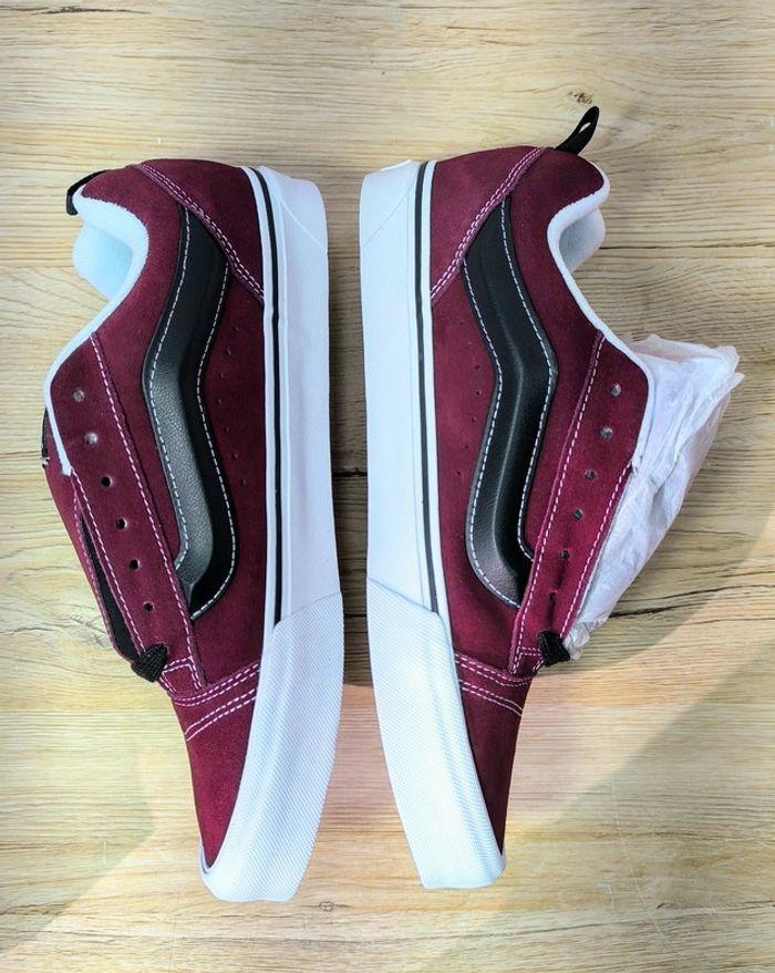 Baskets Vans knu old skool bordeaux pointure 44.5 neuves avec boîte d'origine - photo numéro 4