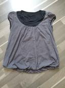 T-shirt gris et noir Cache Cache 40-42