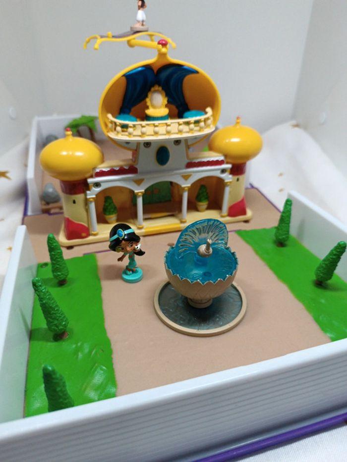 Livre Book story miniature animator Polly pocket playset jasmine Aladdin Aladin Disney palais palace - photo numéro 9