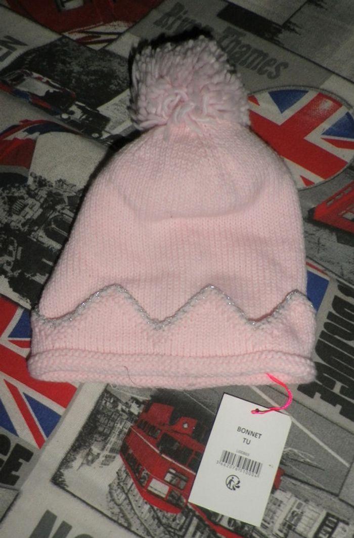 Bonnet fille Lili Marelle rose  Taille unique