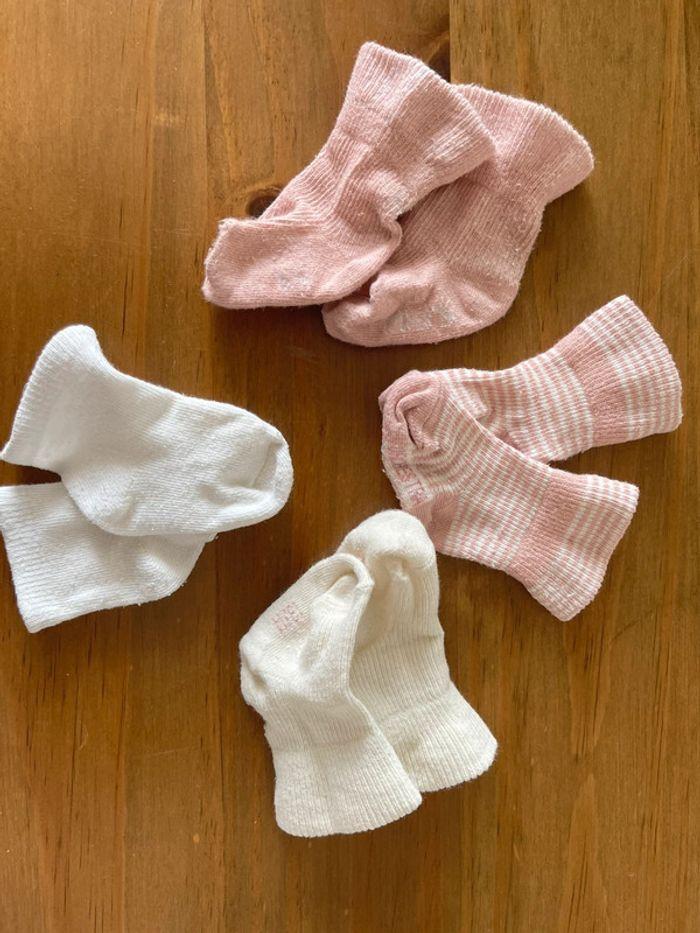 Lot de 4 paires de chaussettes bébé naissance - photo numéro 2