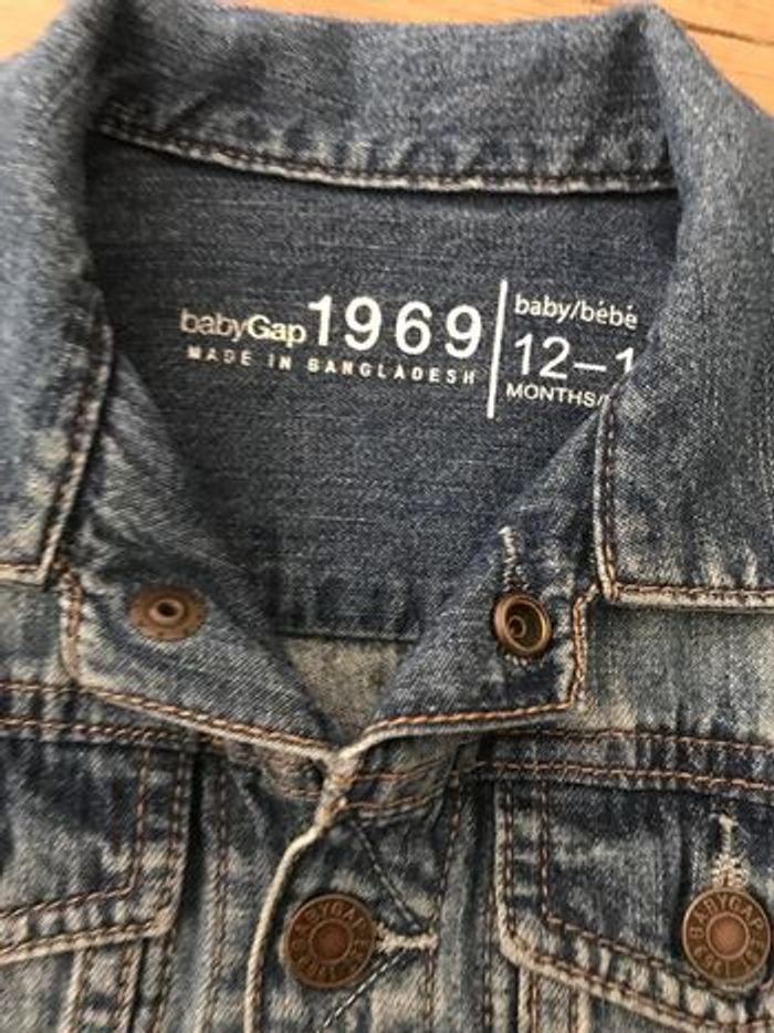 Veste en jeans gap baby 12-18 mois - photo numéro 11