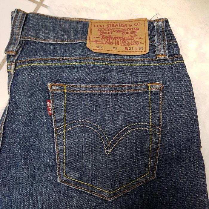 Jean Levi's 507 W31 L34 Made in USA Bleu - photo numéro 5