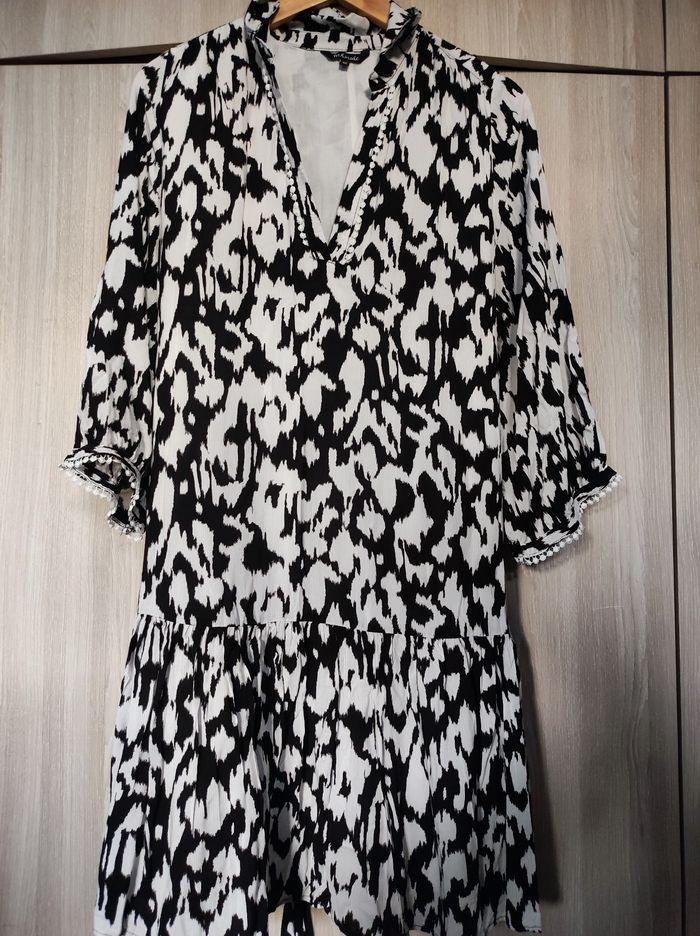 Robe imprimée animal noir & blanc 42 M&S - photo numéro 1