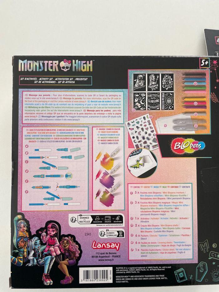 Lot blopens et carnet de styliste monster high - photo numéro 4