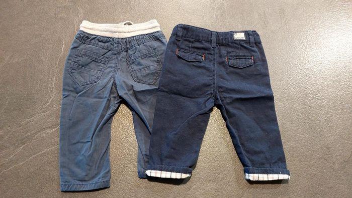 Lot de 2 pantalons bébé 6 mois - photo numéro 2