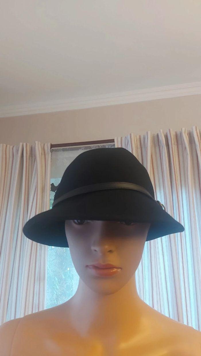 Chapeau noir femme H&M eur M 56cm - photo numéro 7