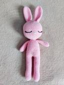 Doudou lapin rose