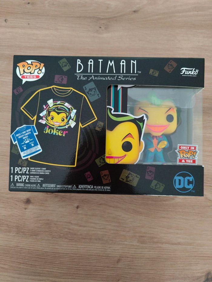 Pop Funko Batman et tee-shirt Joker taille M - photo numéro 1