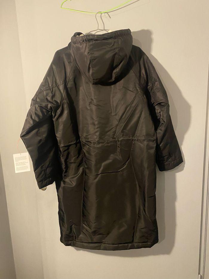 Manteau long doudoune longue ASOS parka oversize noir imperméable taille 34 jusqu’au 38 / 40 neuve - photo numéro 4