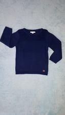 Pull bleu marine Mes Petits Cailloux 2 ans