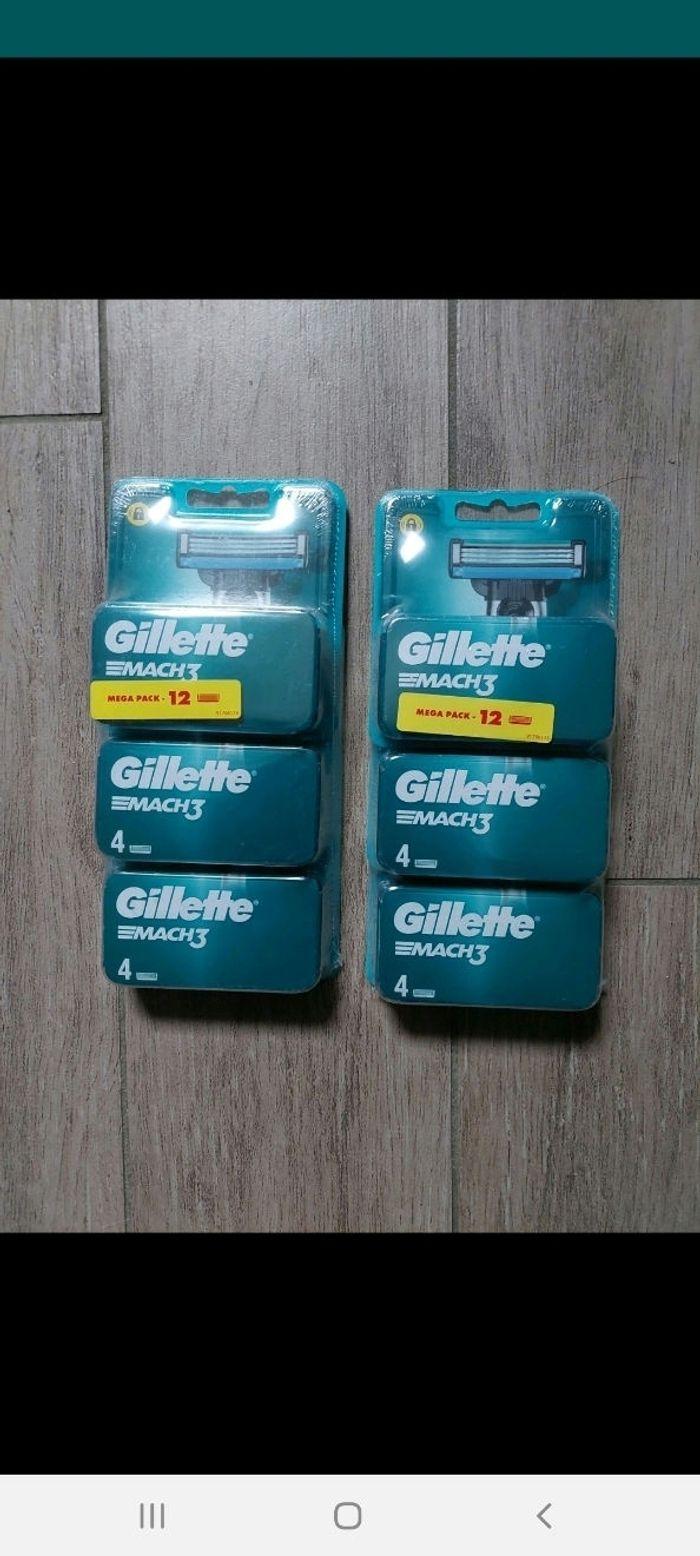 Lot lames rasoirs gillette mach 3