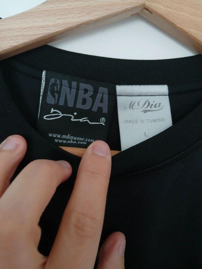 Tee shirt noir NBA L basketball - photo numéro 4