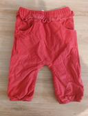 Pantalon velour rouge