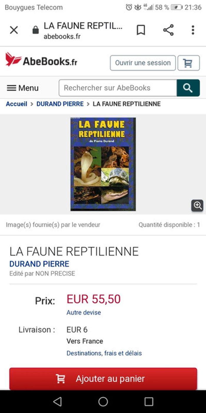 Livre "la faune reptilienne" - photo numéro 7