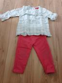 Ensemble pantalon et blouse 18 mois