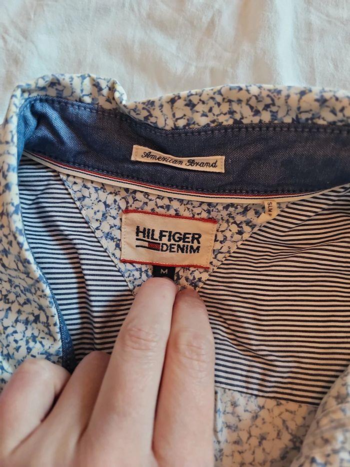 Chemise hilfiger bleue motif - photo numéro 6