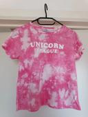 T-shirt rose "unicorn" - taille S/M - neuf