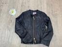 Veste  en simili cuir noire taille 8 ans