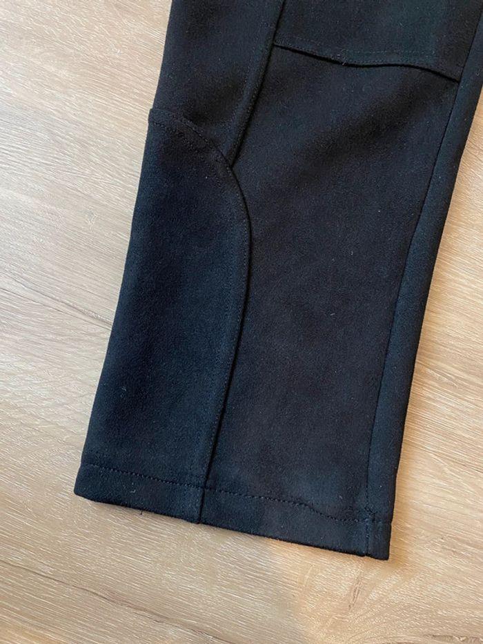 Pantalon legging effet daim noir taille XL / 42 - photo numéro 7