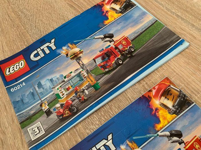 Notice ensemble lot 3 livrets Lego City 60214 - photo numéro 2