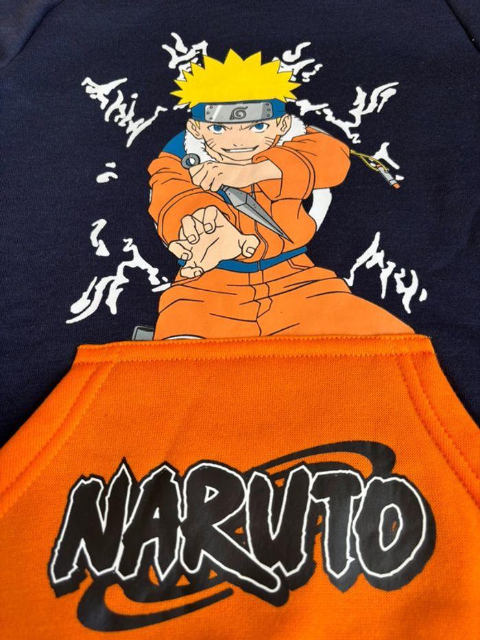 Sweat à capuche Naruto garçon 8 ans - Neuf avec étiquette - photo numéro 3