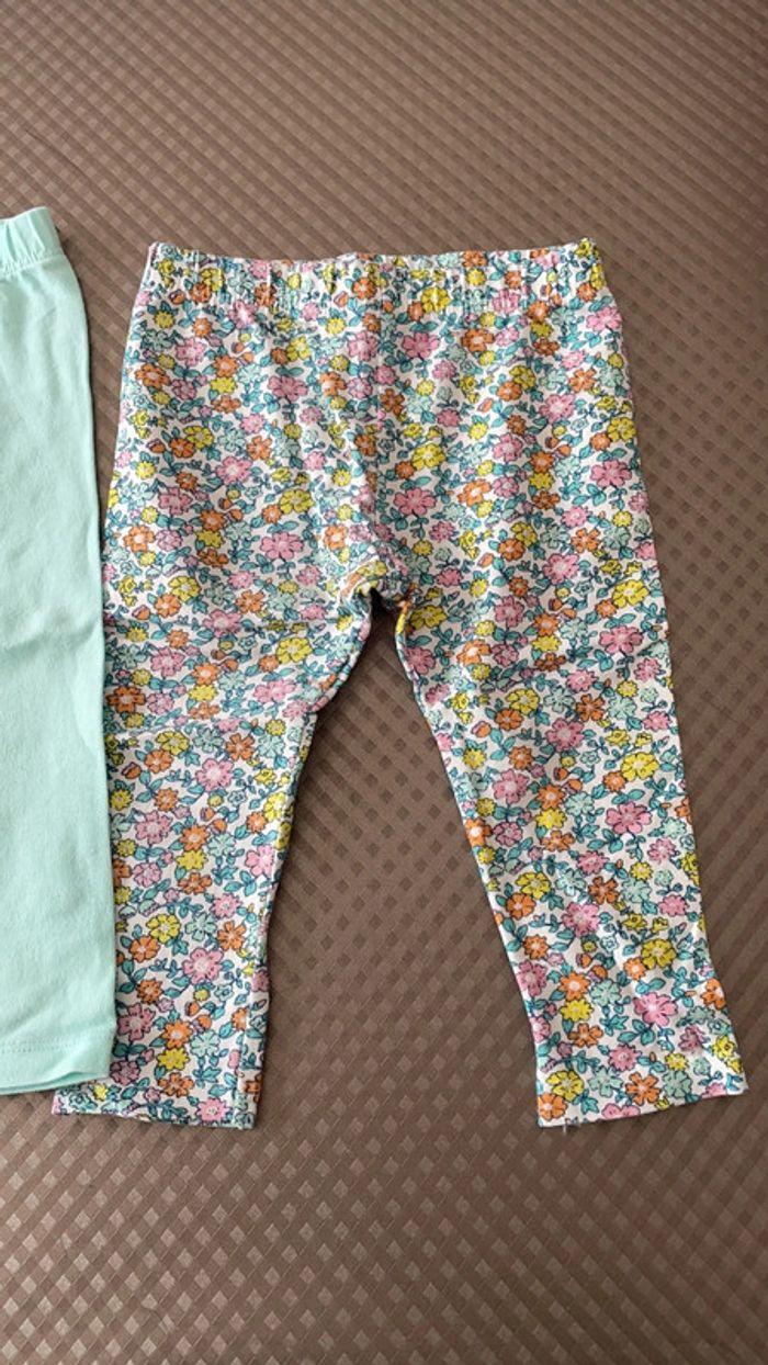 Lot de 2 leggings 9 mois - photo numéro 3