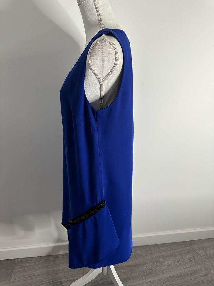 Robe asymétrique bleue électrique et noire Trend by Captain Tortue T40 L - photo numéro 3