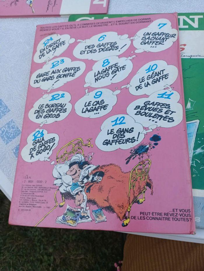 BD Gaston Lagaffe "Gaffes, bévues et boulettes" - photo numéro 2